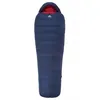 Image de Mountain Equipment - Helium 400 - Sac de couchage femme Medieval Blue - Regular - Ouverture gauche