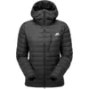 Image de Mountain Equipment - Earthrise Hooded Jacket - Doudoune femme Black - UK 10