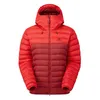 Image de Mountain Equipment - Superflux Women's Jacket - Doudoune femme Chili Red / Merlot - UK 8