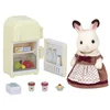 Image de Maman Lapin Chocolat Et Refrigerateur - Sylvanian Familles