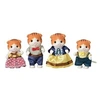 Image de Set de 4 figurines 5290 La famille chat roux