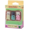Image de 3 figurines Les triplés Chat Persan