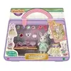 Image de Playset La valisette de mode et grande sour lapin neige
