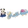 Image de La Fille Panda Et Son Velo Avec Sa Remorque - Sylvanian Vehicules Pour Enfant