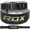 Image de Ceinture d'haltérophilie en cuir RDX 4" Noir L WBS-4FB