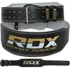 Image de Ceinture d'haltérophilie en cuir RDX 4" Noir 2XL WBS-4FB