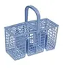 Image de Panier à couverts bleu (45 cm) pour lave-vaisselle