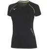 Image de T-shirt femme premium Mizuno JPN Noir M U2EA720209