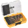 Image de Coffret de 14 forets métal noir et or à queue droite DeWalt