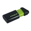 Image de Clé USB 2.0 Pulse 128 Go Verte fluorescente et Noire