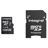 Image de Integral UltimaPro - Carte mémoire flash (adaptateur microSDXC vers SD inclus(e)) - 128 Go - UHS Class 1 / Class10 - microSDXC UHS-I