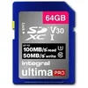 Image de UltimaPro - Carte mémoire flash - 64 Go - Video Class V30 / UHS Class 3 / Class10 - SDXC UHS-I
