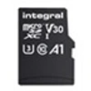 Image de Integral - Carte mémoire flash (adaptateur microSDXC vers SD inclus(e)) - 128 Go - A1 / Video Class V30 / UHS-I U3 / Class10 - microSDXC UHS-I