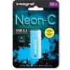 Image de Clé USB Type-C Intégral 32 Go Néon Bleu