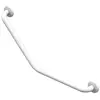 Image de Barre d'appui coudée inox 135° 400x400 mm recouvert d'époxy blanc - 01243WH-LS