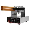 Image de Gaufrier Electrique Professionnel 1 Moule Rond Téflon Antiadhésif 250°C