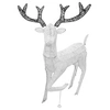 Image de Cerf 200 LED Blanc Froid Décoration Lumineuse de Noël Extérieur Jardin Illuminé