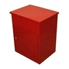 Image de Boîte à Parcels Murale Rouge 58 cm Sécurisée Large Colis Lettres 5 Clés INCLUS