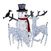 Image de Couple Biche & Cerf LED Blanc + Bonhomme de Neige Lumineux