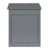 Image de Boîte à Colis Anti-vol Grise en Acier 35 x 19 x 15 cm Sécurisé Murale Colissimo