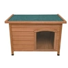 Image de Niche pour Chien en Bois de Sapin avec Toit Plat en Asphalte - 58 x 86 x 63 cm