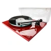 Image de Platine vinyle Planar 3 Rouge avec cellule ND3