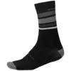 Image de Endura - BaaBaa Merino Stripe Sock - Chaussettes vélo homme Matt Black - L/XL