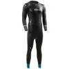 Image de Zone3 - Advance - Combinaison néoprène triathlon homme Noir / Bleu / Argent - M / L