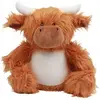 Image de Peluche zippée Mumbles Vache Marron TU MM565-Brown