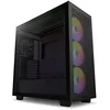 Image de NZXT H7 Flow RGB Noir - CM-H71FB-R1 - Boîtier Gaming Compact   Airflow élevé   Panneau latéral en Verre trempé   Cable Management Facile   3 Ventilateurs F140 RGB Core Inclus en occasion ou reconditionné