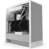 Image de NZXT H5 Flow Blanc - MT/Sans Alim/E-ATX