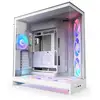 Image de NZXT H9 Flow RGB+ Blanc - MT/Sans Alim/E-ATX