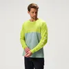 Image de Endura - Singletrack Core Printed L/S T - Maillot vélo homme Lime Green - L