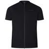 Image de Endura - Loop S/S Zipped Jersey - Maillot vélo homme Black - S