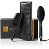 Image de ghd - Coffret ghd Glide - Brosse Chauffante Lissante (Noire) - Brosse et pochette incluses - Lissage rapide facile les matins pressés, volume préservé - Tous Types Cheveux. S'utilise sur cheveux secs en occasion ou reconditionné