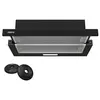 Image de Hotte tiroir - Classe A++ - 60cm - 2pcs filtres à charbon - 370m³/h - recyclage ou evacuation - 2 vitesses - noir - cd6906db
