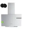 Image de Hotte inclinée 60cm 3 vitesses 580m3/h recyclage ou evacuation inox CD6765AS