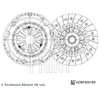 Image de Kit D'Embrayage Adbp300169 Blue Print Blue Print Adbp300169 Volkswagen