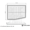 Image de Filtre À Air Adbp220088 Blue Print Blue Print Adbp220088 Hyundai;Kia