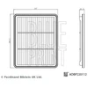 Image de Filtre À Air Adbp220112 Blue Print Blue Print Adbp220112 Kia