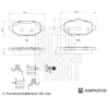 Image de Jeu De Plaquettes De Frein, Frein À Disque Adbp420126 Blue Print Blue Print Adbp420126 Alfa Romeo;Citroen;Ds;Fiat;Jeep;Lancia;Opel;Peugeot