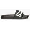Image de Superdry Femme Logo En Relief Core Sandales De Piscine, Noir, Pointure: L