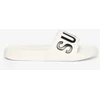 Image de Superdry Femme Logo En Relief Core Sandales De Piscine, Blanc & Noir, Pointure: M