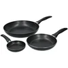 Image de Kitchencraft Poêle à Frire Set 12 Cm 20 Cm 28 Cm One Size