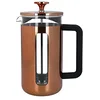 Image de La Cafetière Pisa Cafetière en acier inoxydable, 8 tasses, cuivre, coffret cadeau en occasion ou reconditionné
