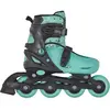 Image de Roller Enfant SFR Plasma Ajustable (Noir/Vert - 29-33)