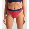 Image de Superdry Femme Bas de Bikini Sport Rouge Taille: 42