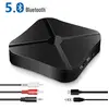 Image de Transmetteur Bluetooth 5.0 Récepteur,Adaptateur Bluetooth Récepteur et Emetteur Blutooth 2-en-1 Mini Sortie Stéréo RCA & 3.5mm, Faible Latence, AptX,