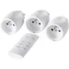 Image de Lot de 3 prises + 1 télécommande d'éclairage intérieur 3kW