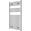 Image de Radiateur sèche-serviettes chromé 382W 1 100mm x 600mm Flomasta